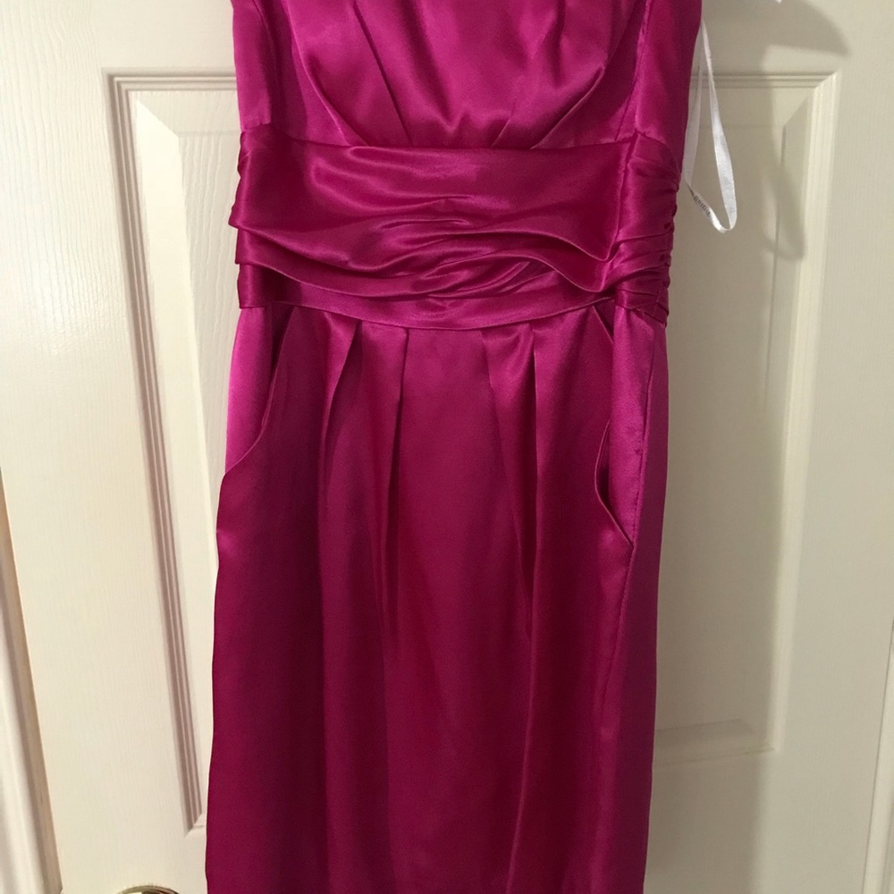 Pink dress with pockets